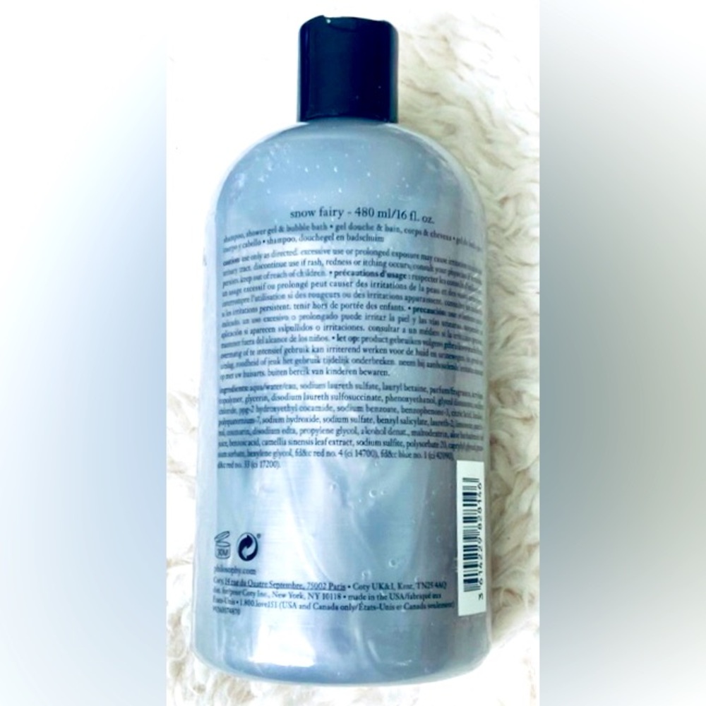 Philosophy Snow Fairy Shower Gel Shampoo Bubble Bath - Delightful Luxury Scent - Picture 3 of 7